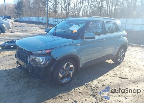 2025 Hyundai Venue Limited из США, поврежденный, VIN KMHRC8A38SU357620